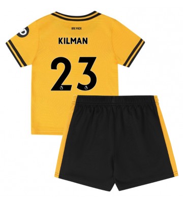 Wolves Max Kilman #23 Replika Babytøj Hjemmebanesæt Børn 2024-25 Kortærmet (+ Korte bukser)
